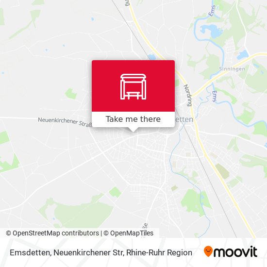 Emsdetten, Neuenkirchener Str map