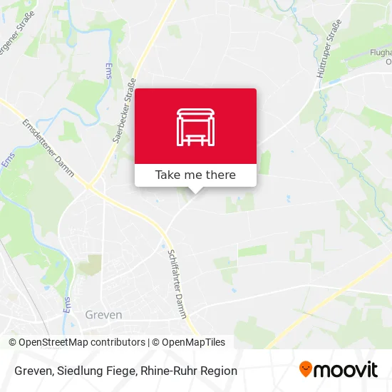 Карта Greven, Siedlung Fiege