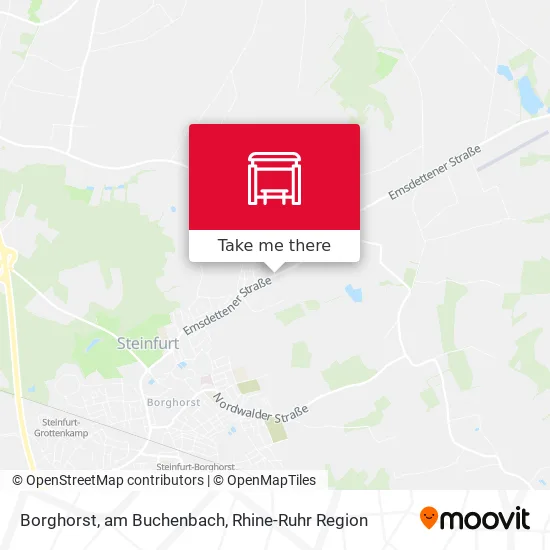 Карта Borghorst, am Buchenbach