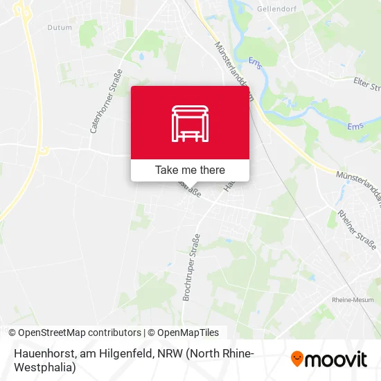 Карта Hauenhorst, am Hilgenfeld