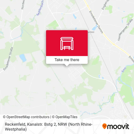 Reckenfeld, Kanalstr. Bstg 2 map