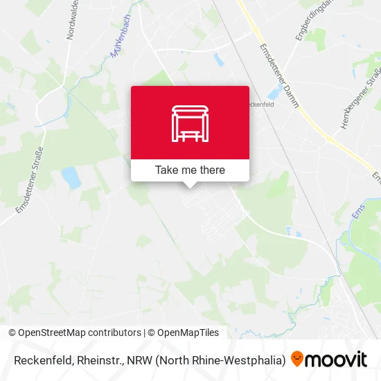 Карта Reckenfeld, Rheinstr.