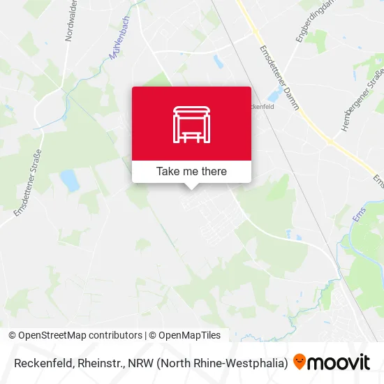 Карта Reckenfeld, Rheinstr.