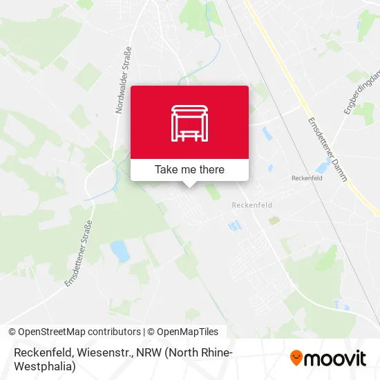 Карта Reckenfeld, Wiesenstr.