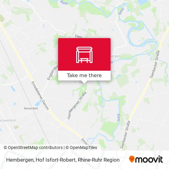 Hembergen, Hof Isfort-Robert map
