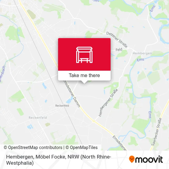 Hembergen, Möbel Focke map