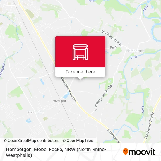 Hembergen, Möbel Focke map