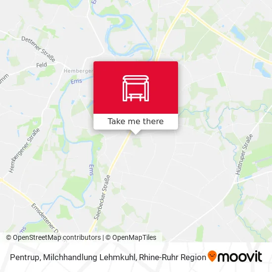 Карта Pentrup, Milchhandlung Lehmkuhl