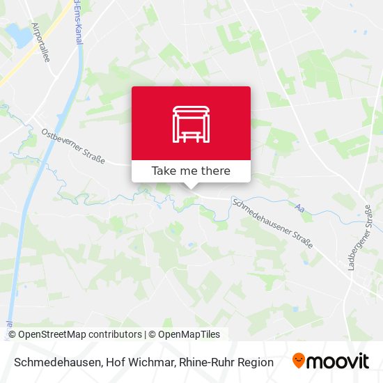 Schmedehausen, Hof Wichmar map