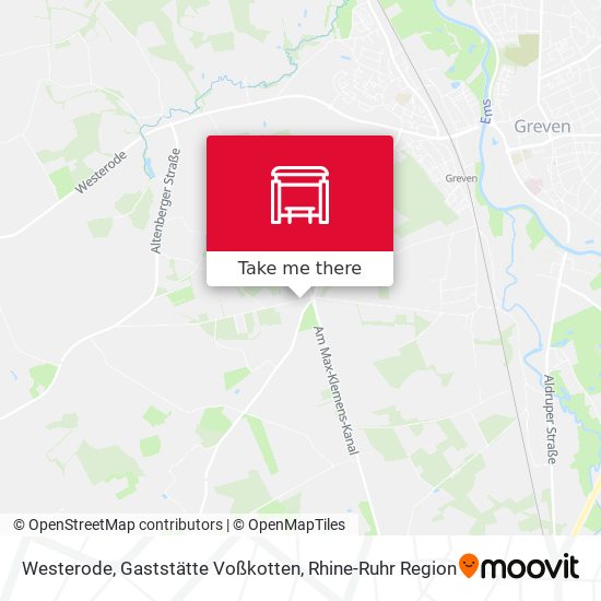 Westerode, Gaststätte Voßkotten map