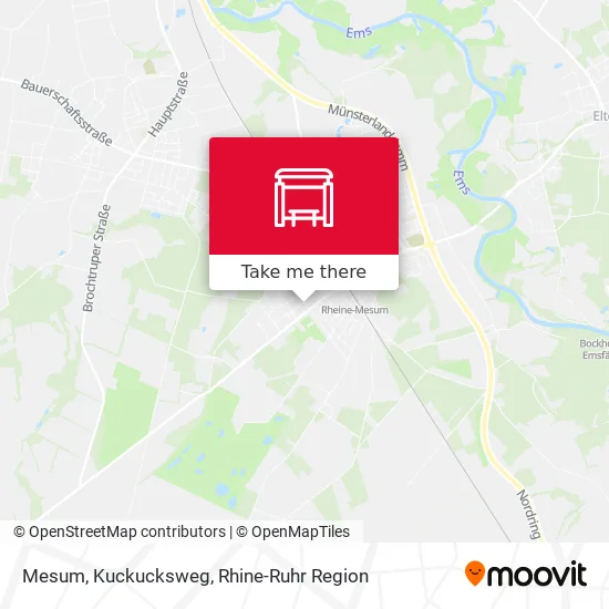 Карта Mesum, Kuckucksweg