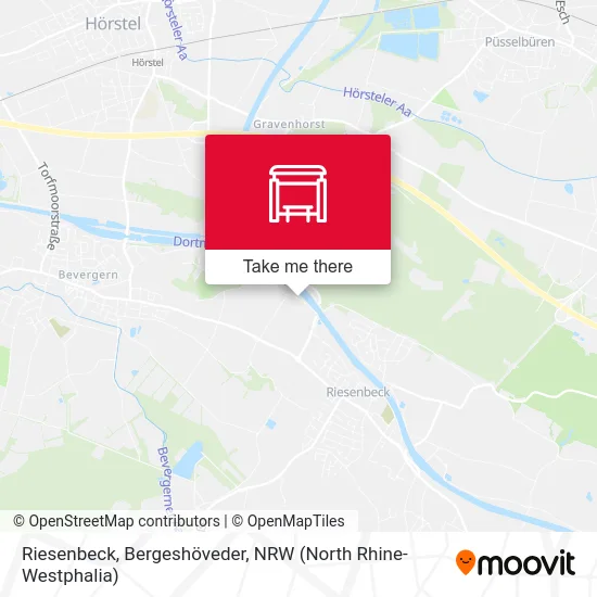 Riesenbeck, Bergeshöveder map