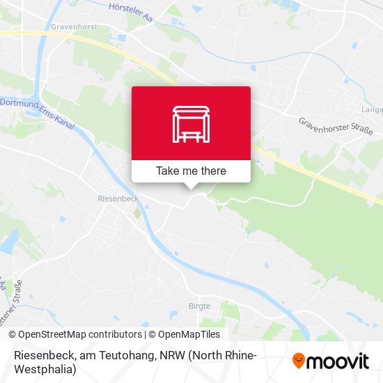 Карта Riesenbeck, am Teutohang