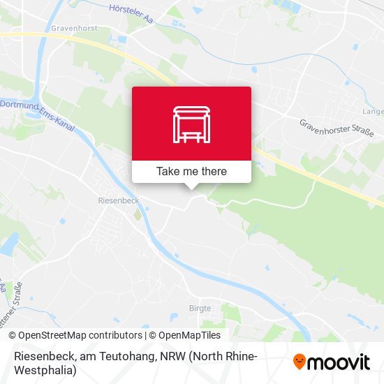 Riesenbeck, am Teutohang map