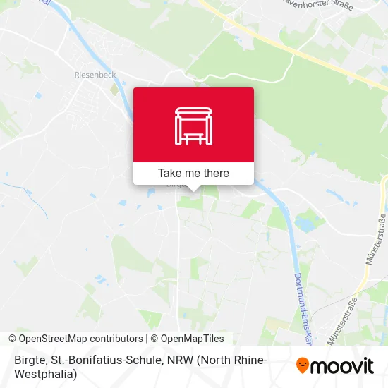 Birgte, St.-Bonifatius-Schule map