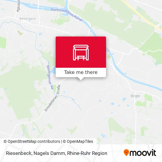 Карта Riesenbeck, Nagels Damm