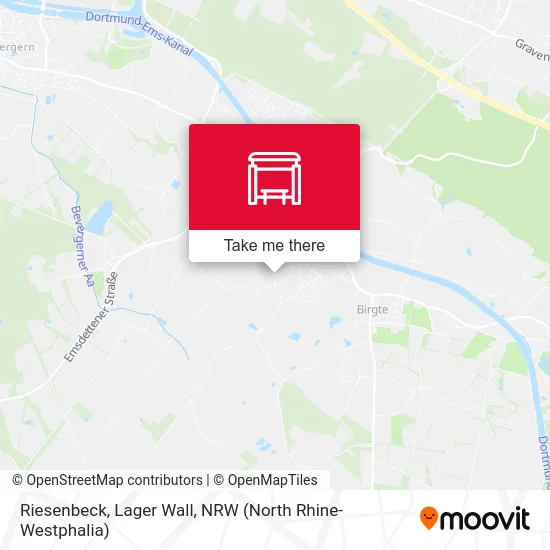 Riesenbeck, Lager Wall map