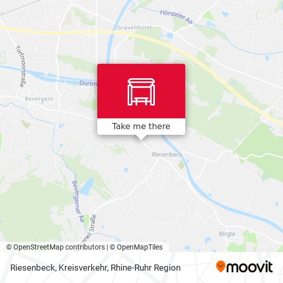 Riesenbeck, Kreisverkehr map