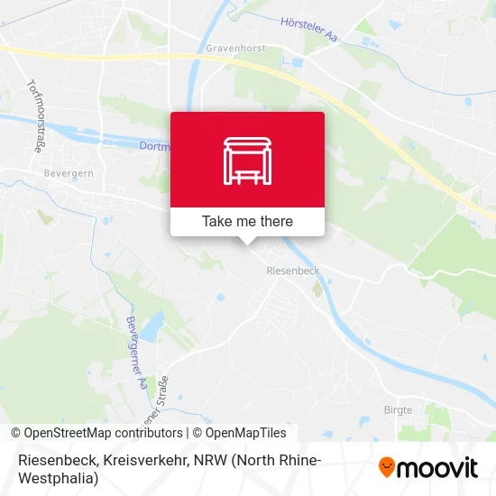 Riesenbeck, Kreisverkehr map