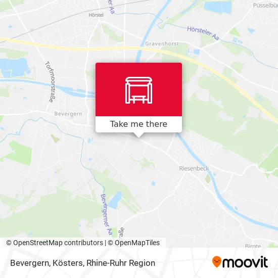 Карта Bevergern, Kösters