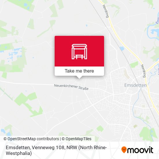Emsdetten, Venneweg 108 map
