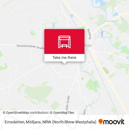 Emsdetten, Mölljans map
