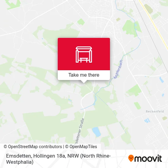 Emsdetten, Hollingen 18a map