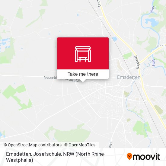 Emsdetten, Josefschule map