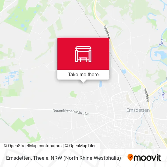 Emsdetten, Theele map