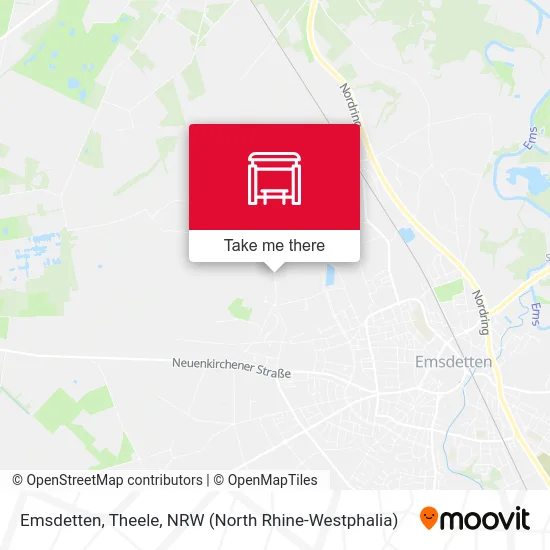 Emsdetten, Theele map