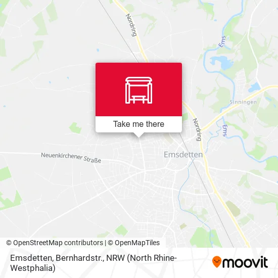 Карта Emsdetten, Bernhardstr.