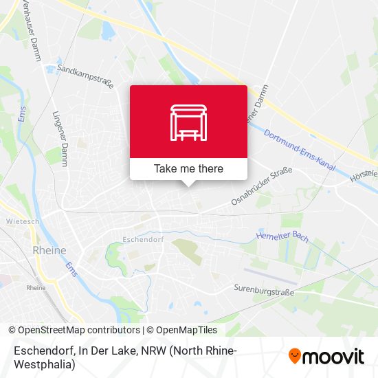 Eschendorf, In Der Lake map