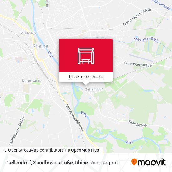 Gellendorf, Sandhövelstraße map