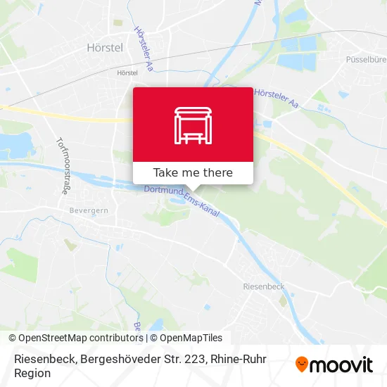 Карта Riesenbeck, Bergeshöveder Str. 223