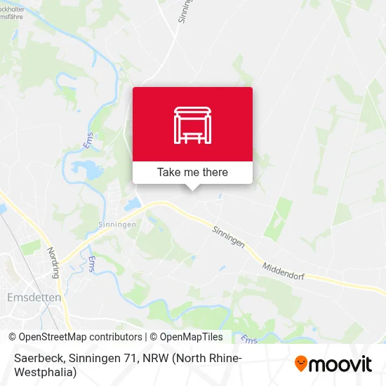 Saerbeck, Sinningen 71 map