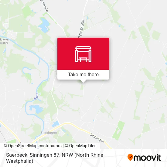 Saerbeck, Sinningen 87 map