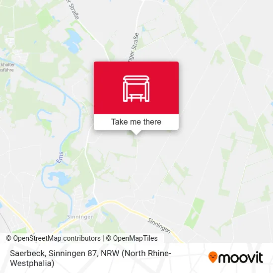 Saerbeck, Sinningen 87 map