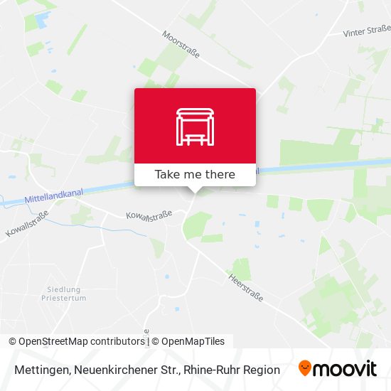 Mettingen, Neuenkirchener Str. map