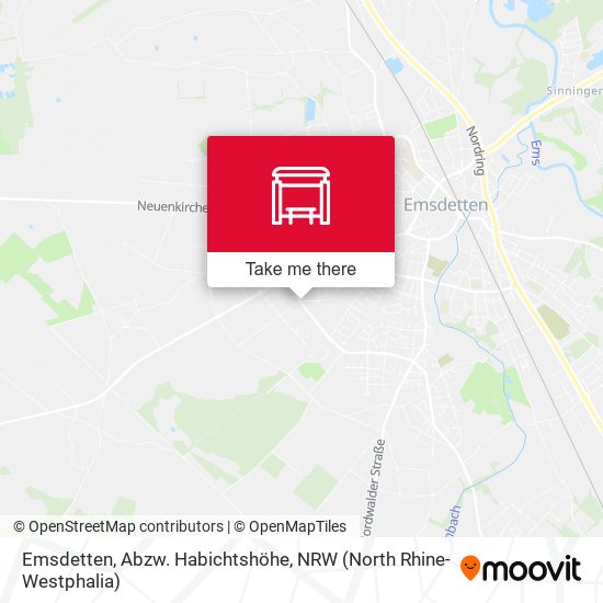 Emsdetten, Abzw. Habichtshöhe map