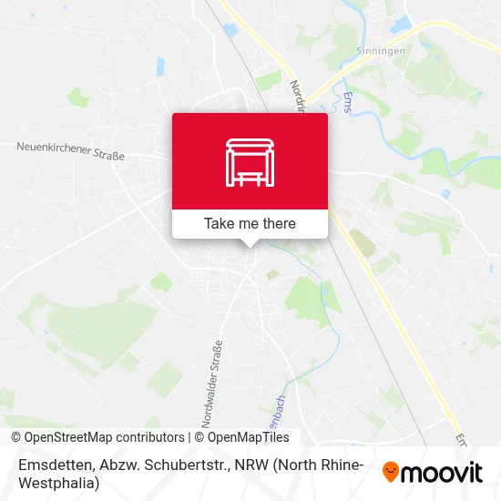 Emsdetten, Abzw. Schubertstr. map