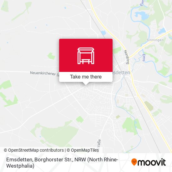 Карта Emsdetten, Borghorster Str.
