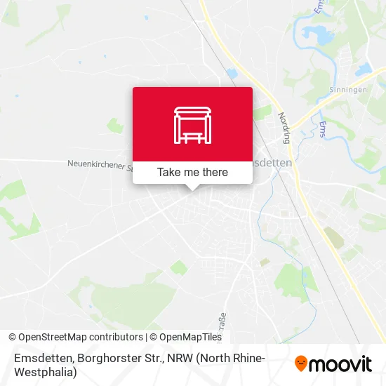 Карта Emsdetten, Borghorster Str.