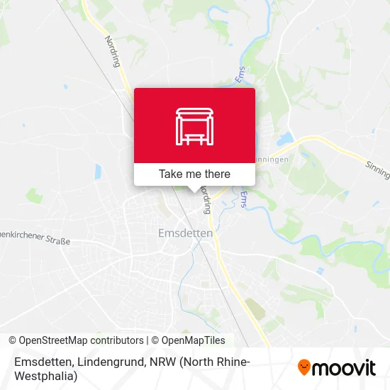 Карта Emsdetten, Lindengrund