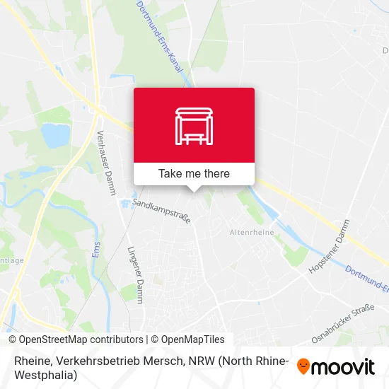 Rheine, Verkehrsbetrieb Mersch map