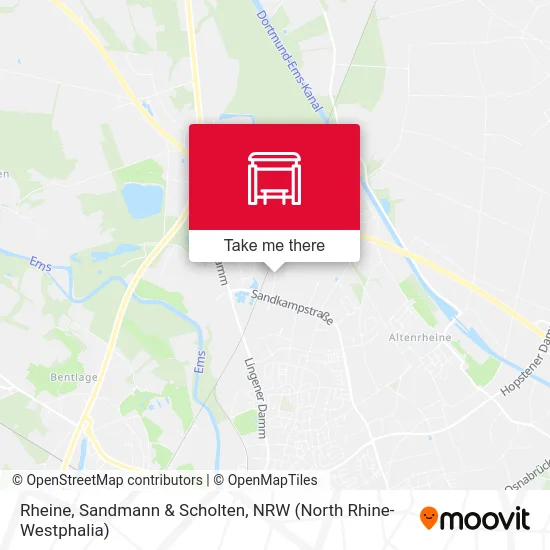 Rheine, Sandmann & Scholten map