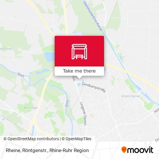 Rheine, Röntgenstr. map