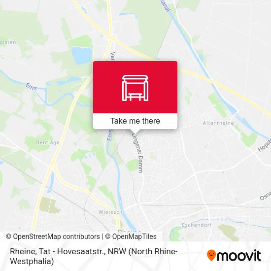 Карта Rheine, Tat - Hovesaatstr.