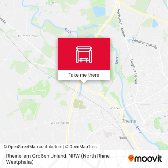 Карта Rheine, am Großen Unland