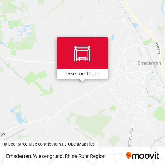 Emsdetten, Wiesengrund map