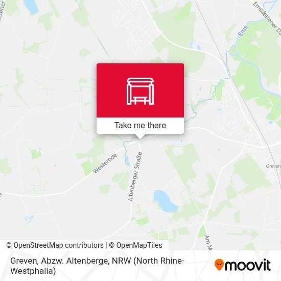 Greven, Abzw. Altenberge map